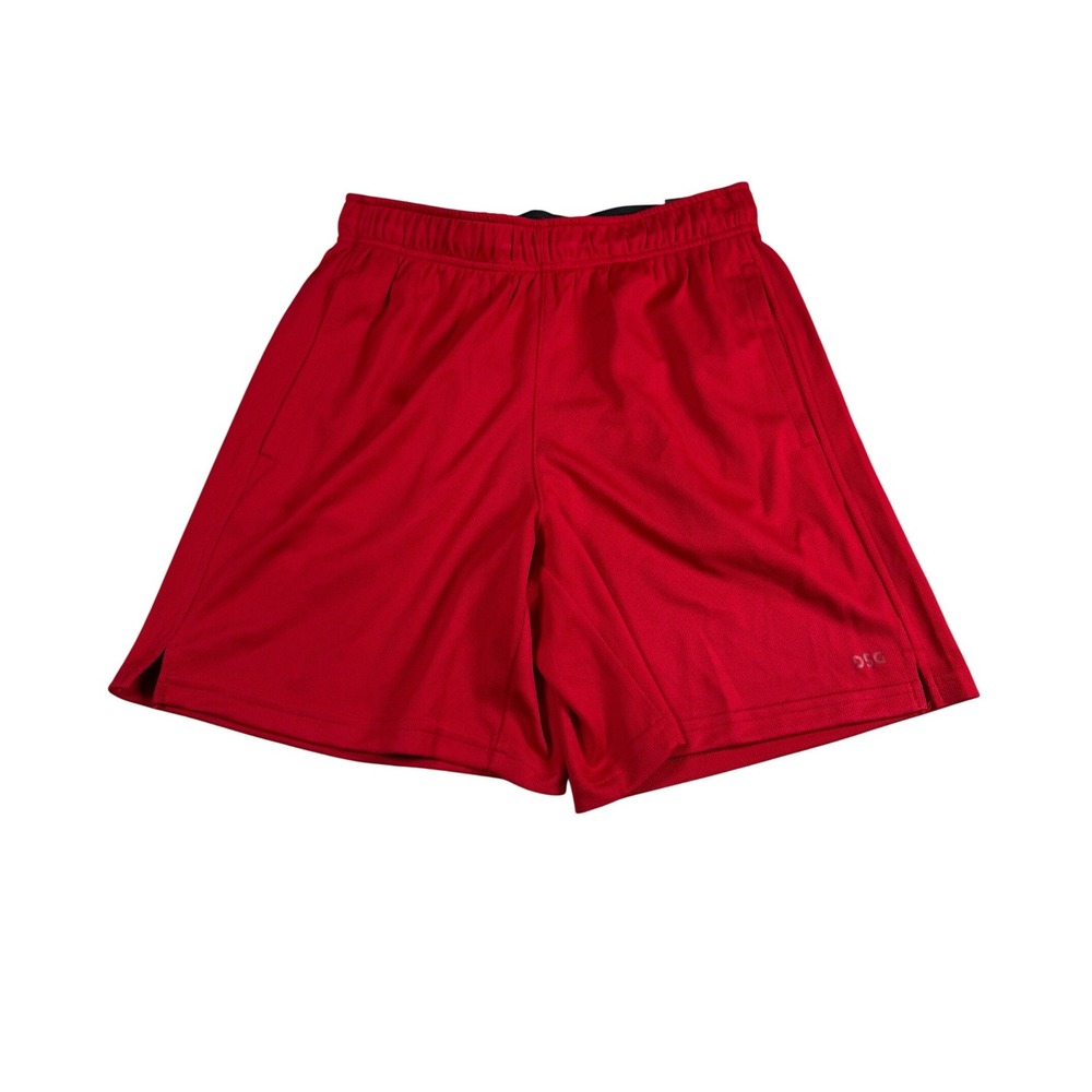 DSG Boys L 14-16 All Purpose‎ Training Shorts Red Athletic Gym Moisture Wicking